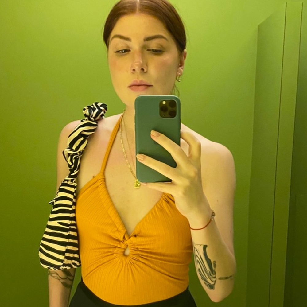 ASTR the label halter bodysuit